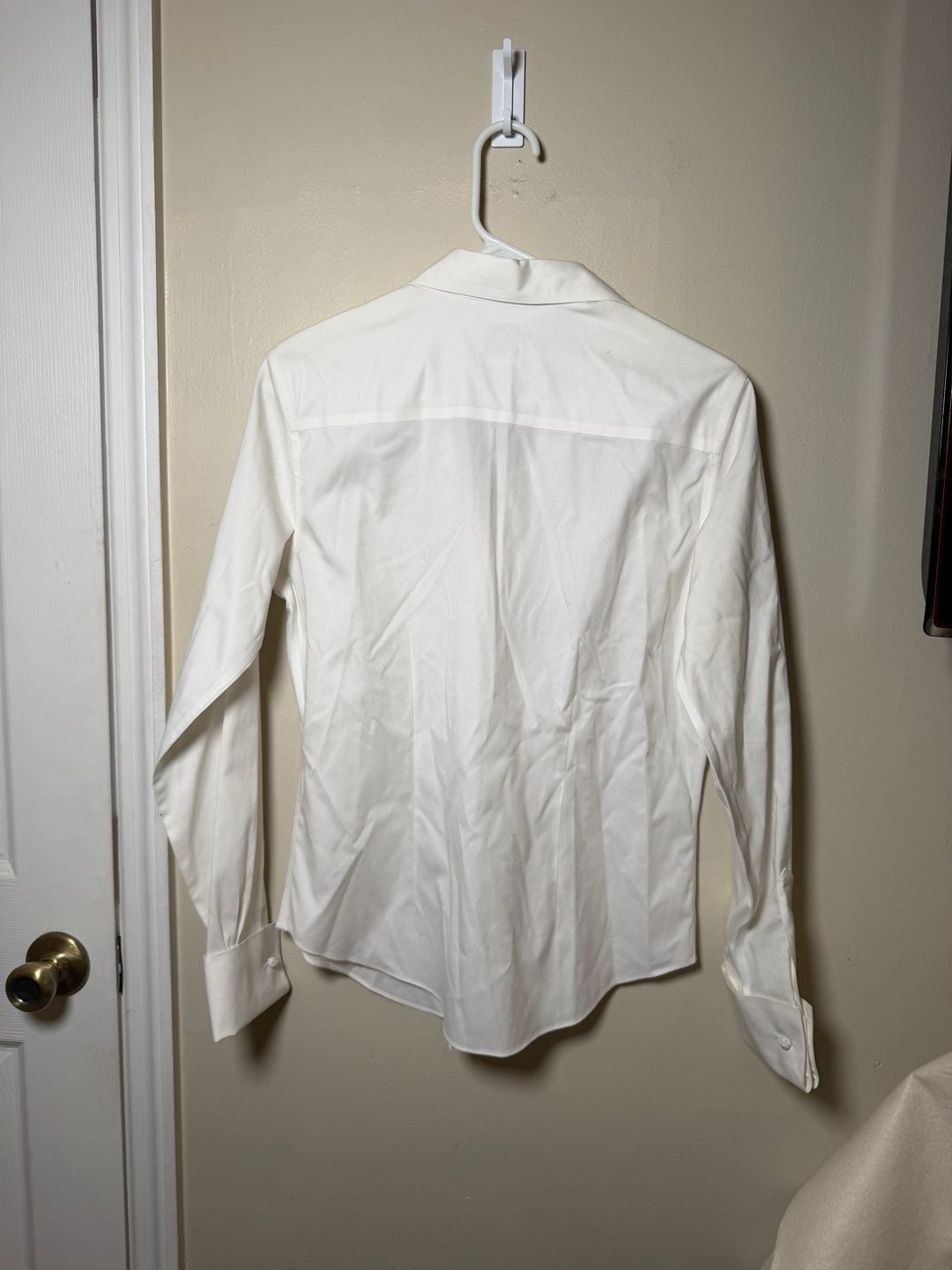 Brooks Brothers Semi-Fitted Non-Iron Stretch Dress Shirt Size 6 White 9