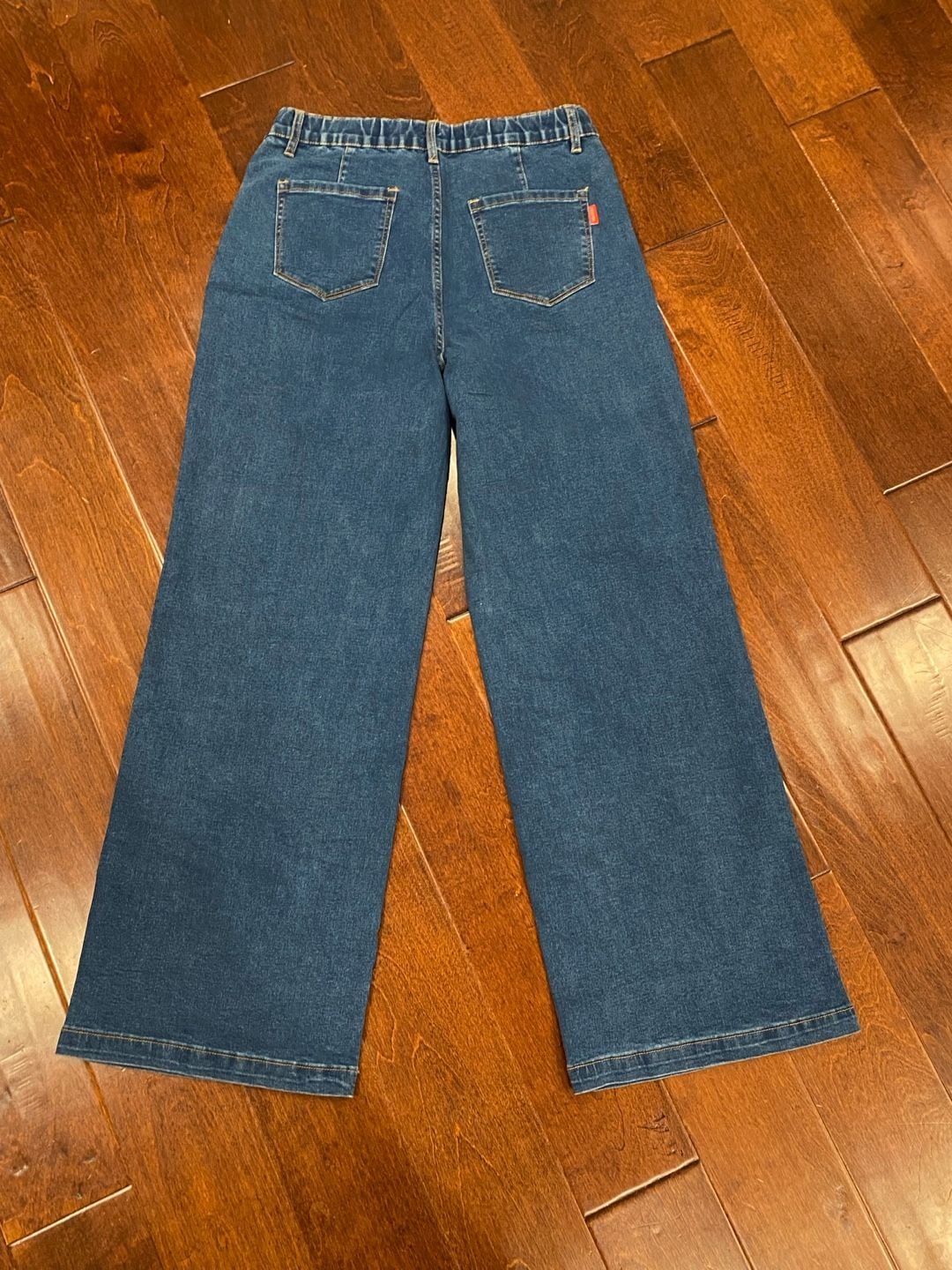 Sidefeel Wide Leg Jeans Blue Denim Pants 8