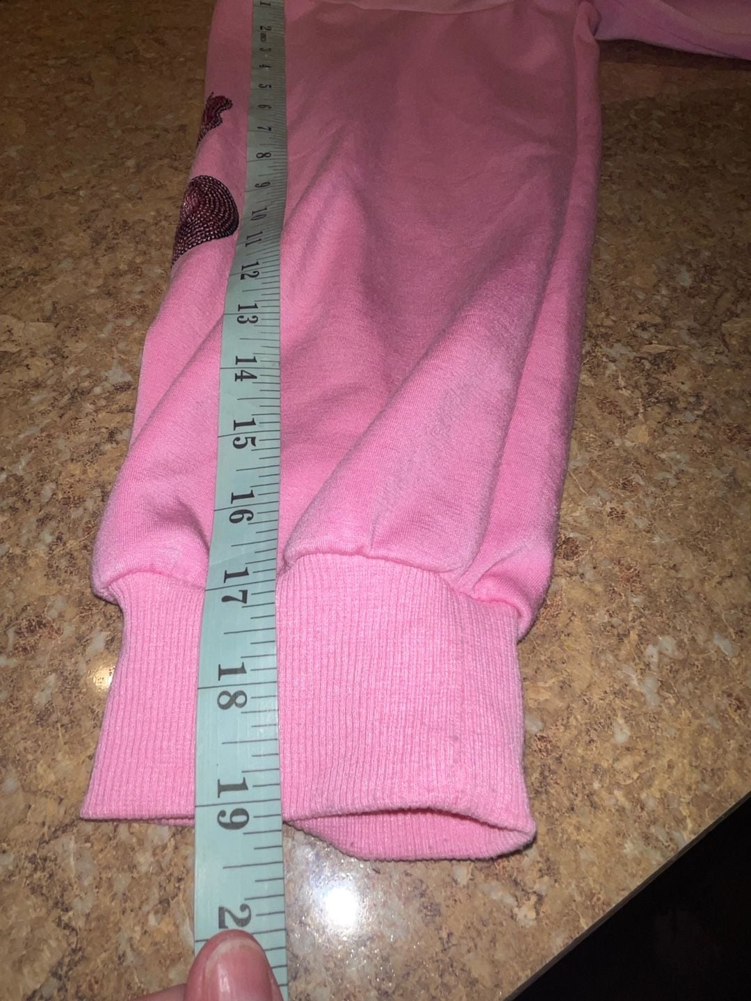 Simply Southern XL Pink Sequin Cherry Sweatshirt Coquette Bow Girly Crewneck 12