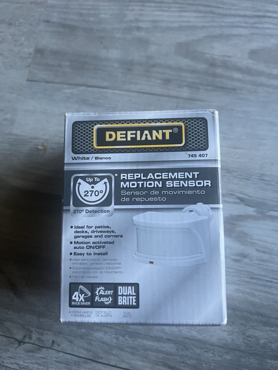 Defiant Replacement Motion Sensor White 745 407 1