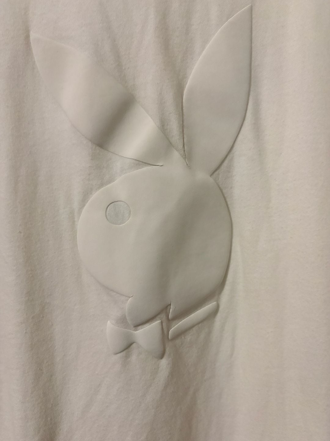 x Playboy Distressed Oversized Vintage Logo Print T-Shirt|MISSGUIDED, 8
