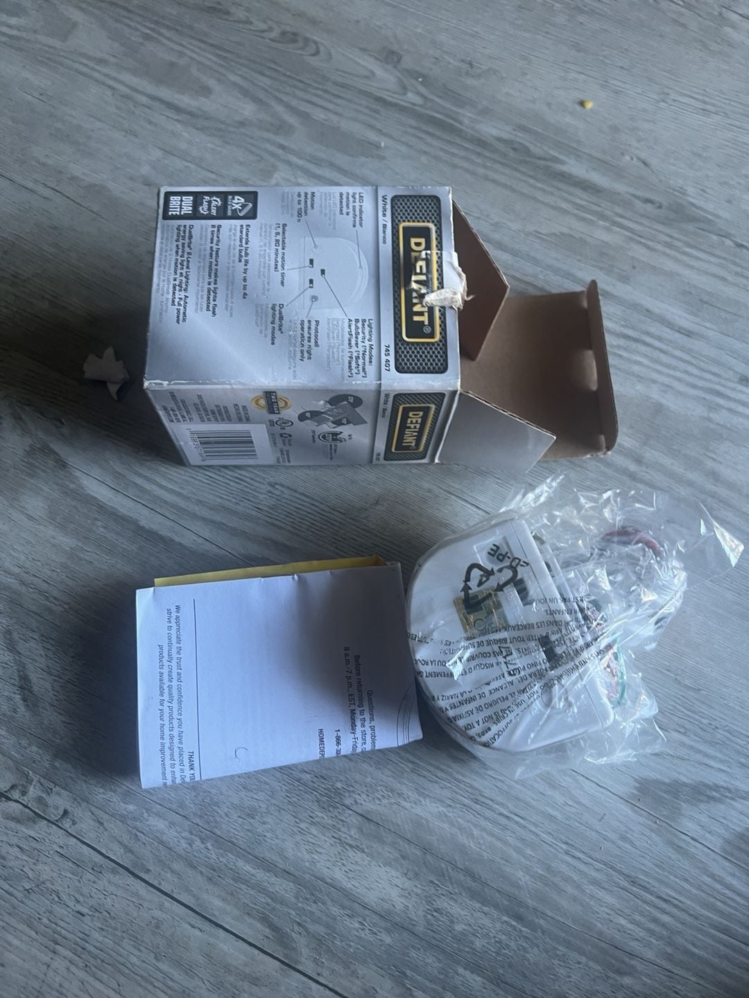 Defiant Replacement Motion Sensor White 745 407 4
