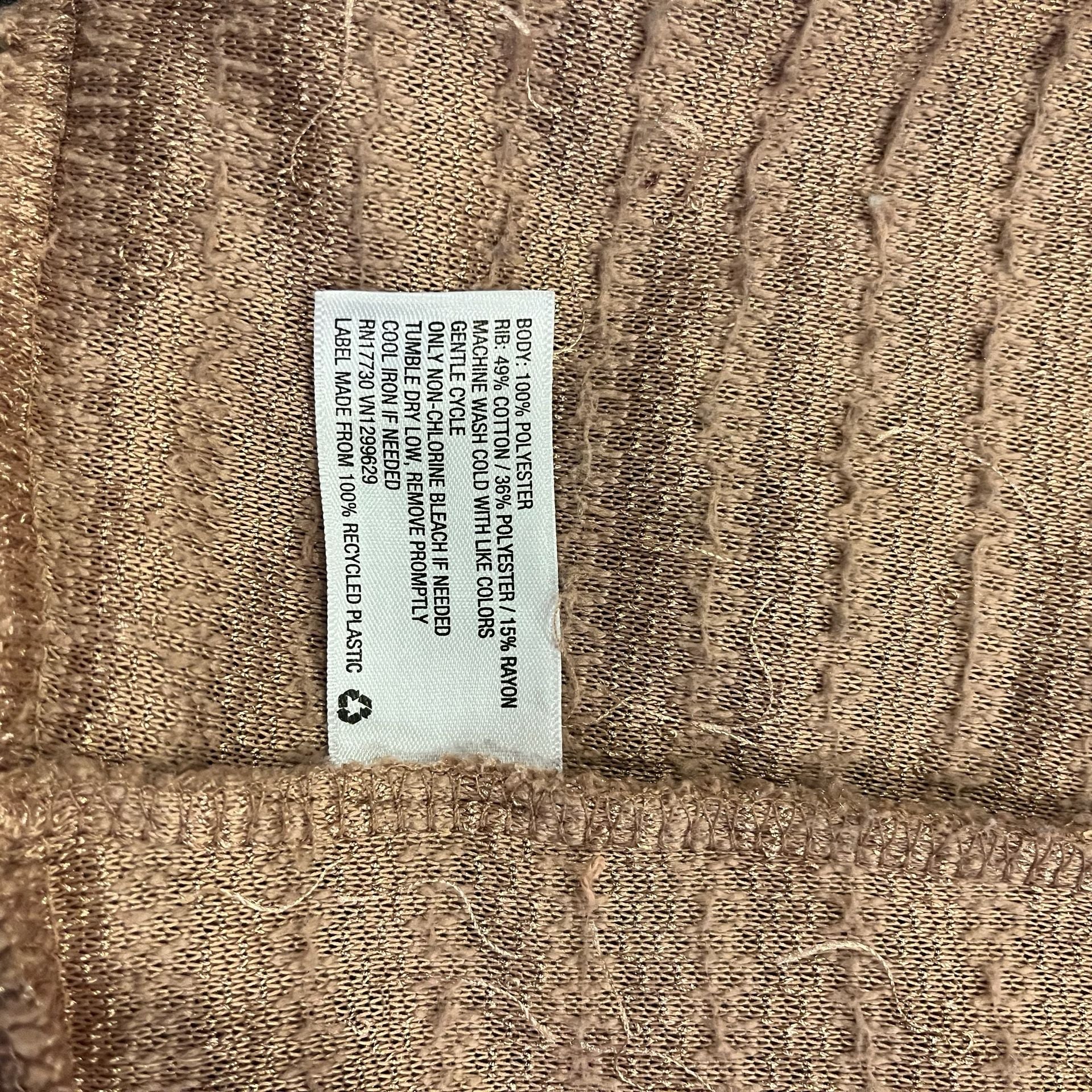 Knox Rose Open Front Fuzzy Cardigan Size S Pink Shaggy Pockets Sweater 13