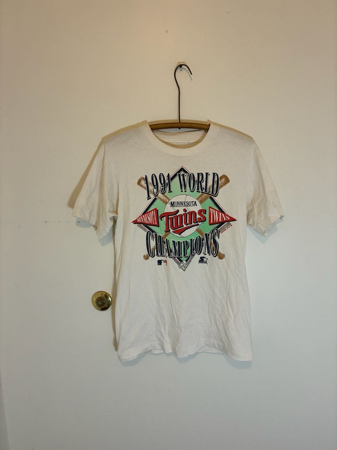 Starter Minnesota Twins 1991 World Champions T-Shirt 2