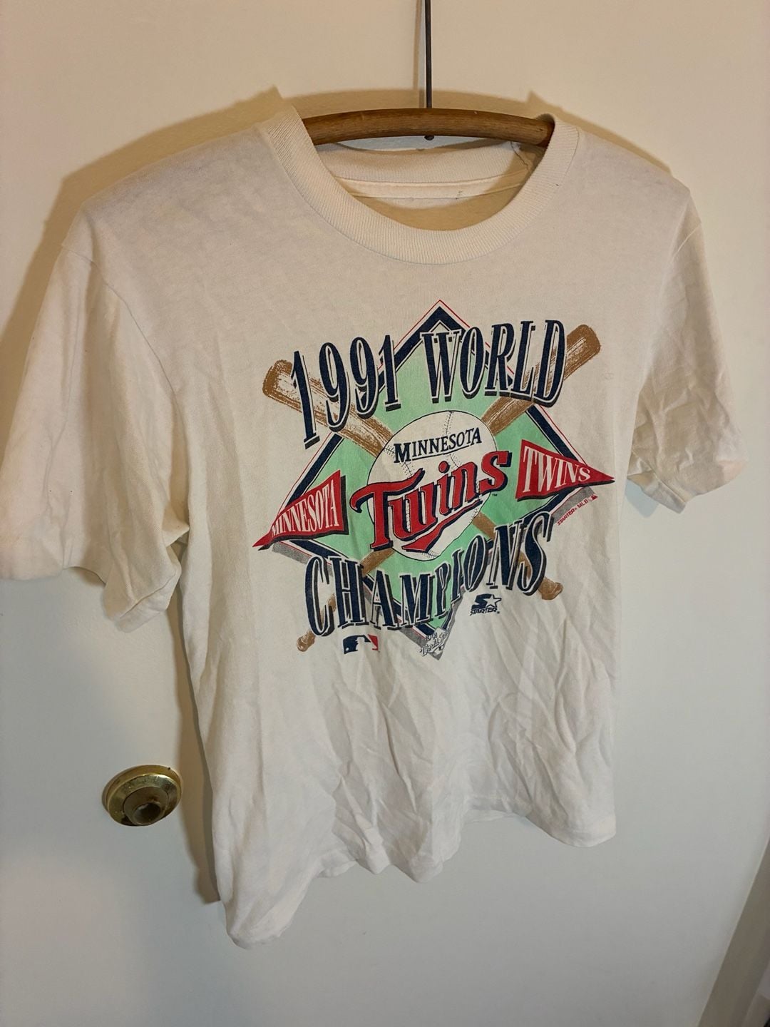 Starter Minnesota Twins 1991 World Champions T-Shirt 3
