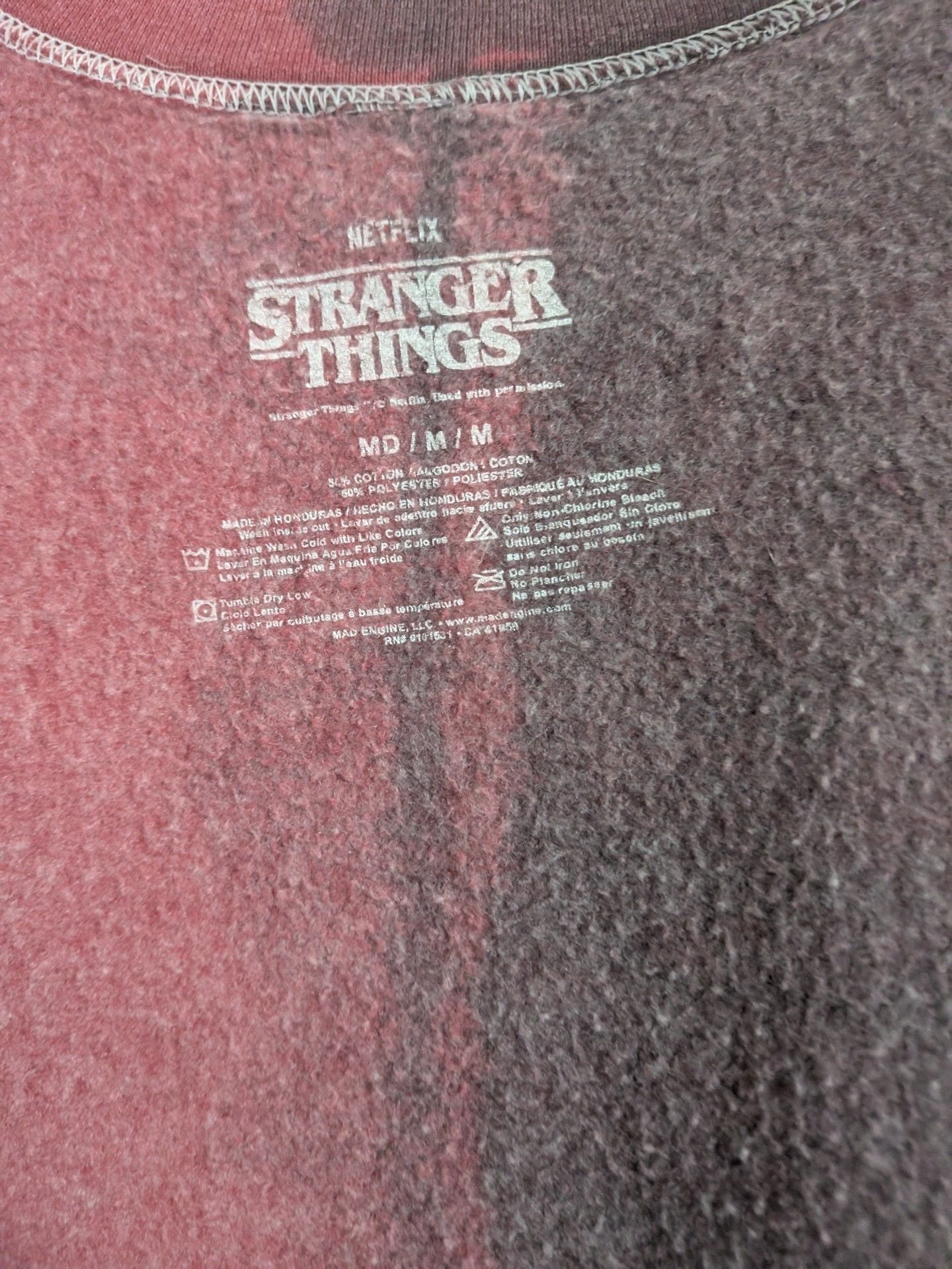Netflix Stranger Things Sweatshirt Split Dye 6
