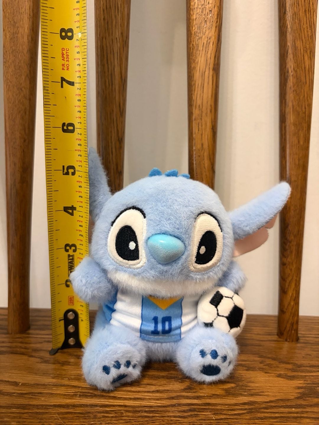 Disney Stitch Soccer Player Plush Toy 6 Inches 2