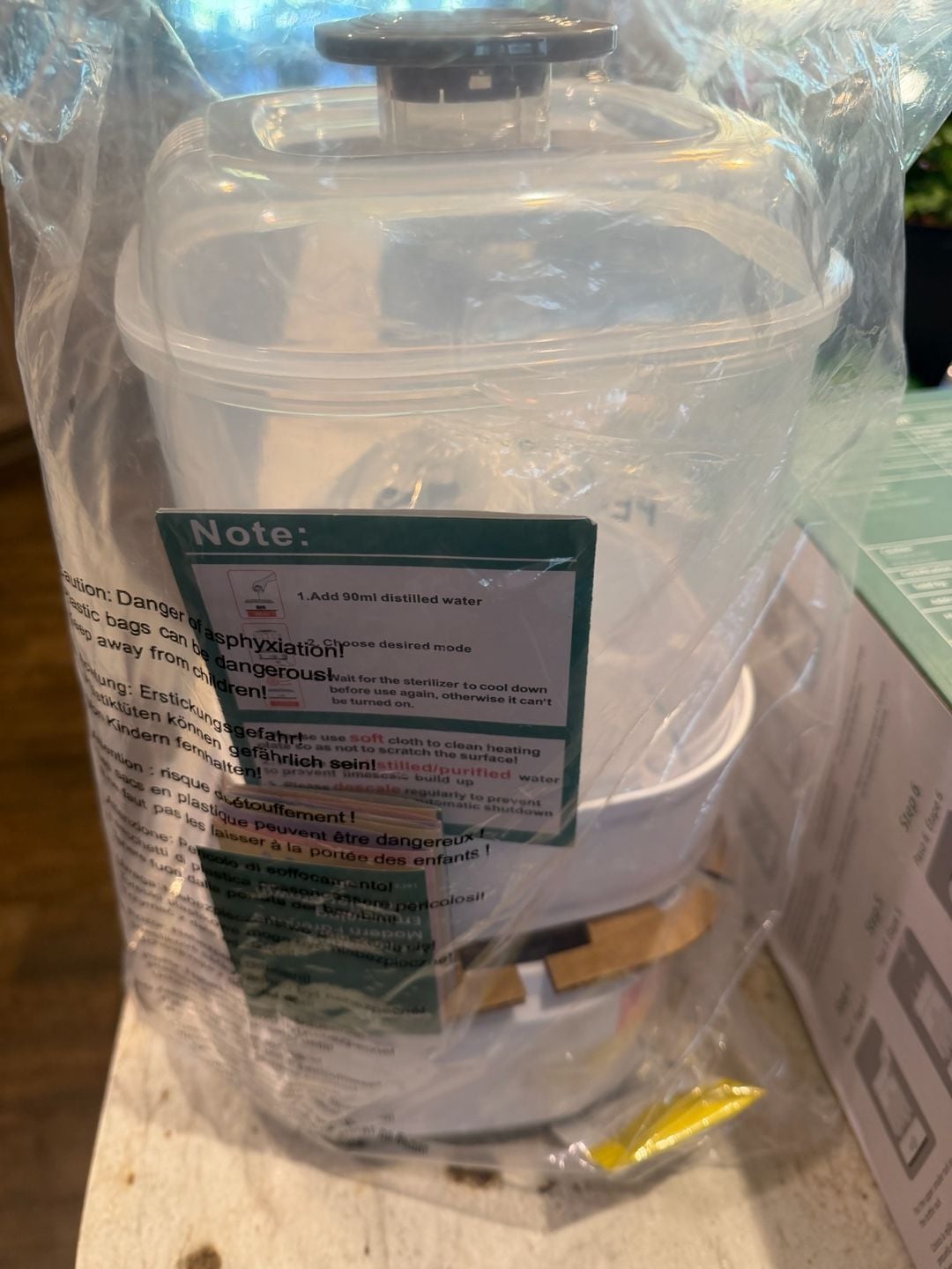 Grownsy Bottle Sterilizer and Dryer Model LS-BE916 4