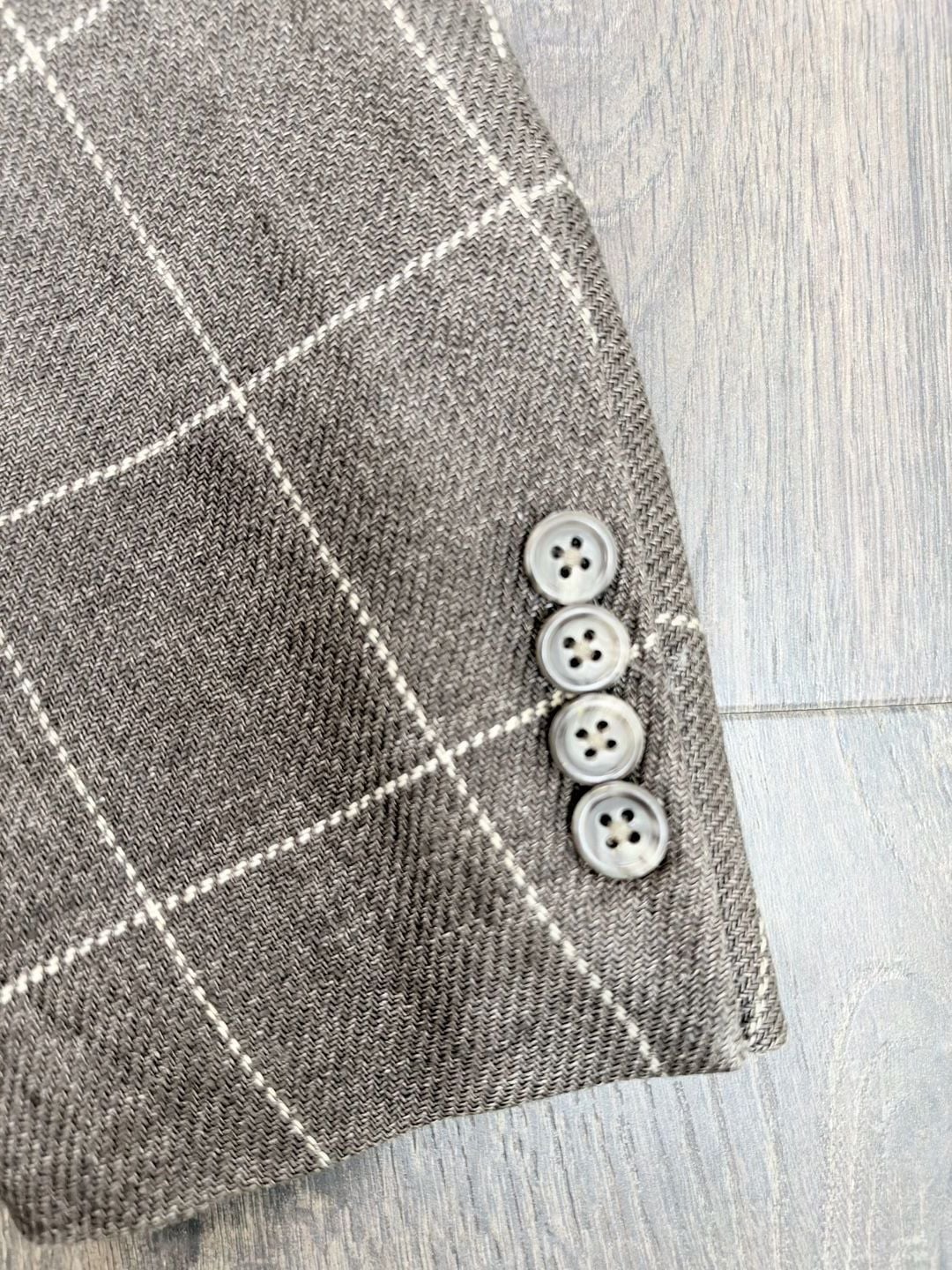 Polo By Ralph Lauren Brown Windowpane Check Tweed Sport Coat Blazer 5