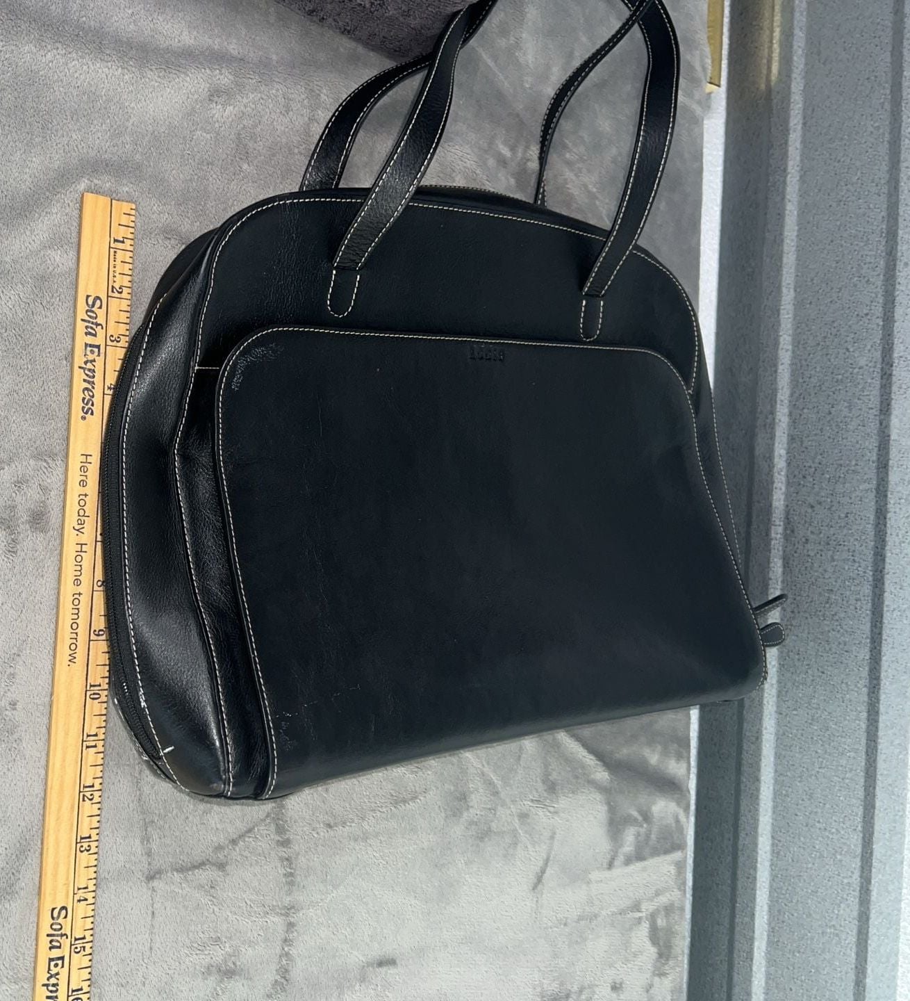 Lodis Computer Bag Black Shoulder Tote Work Laptop Handbag 16