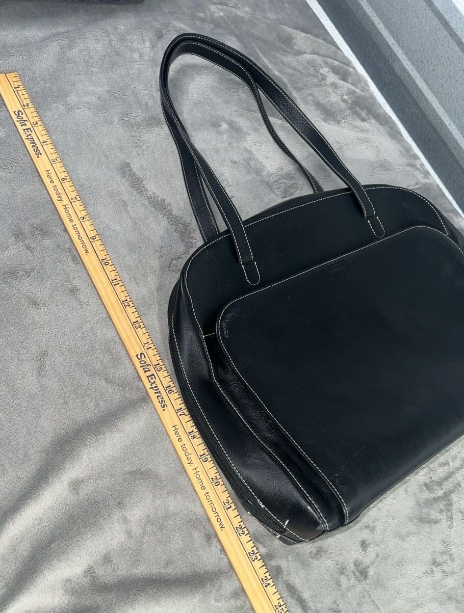 Lodis Computer Bag Black Shoulder Tote Work Laptop Handbag 17