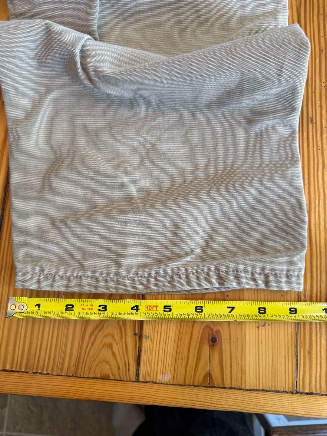 Carhartt FRB159GKH Flame Resistant Work Pants Size 38x30 Beige Cotton 9