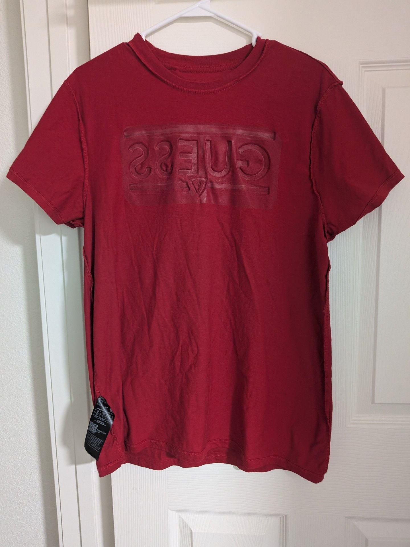 GUESS Los Angeles Logo T-Shirt Size M Red 5