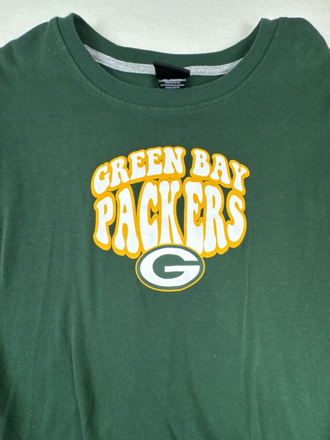 NFL Team Apparel Green Bay Packers Sweatshirt Size X Large (16) Green 3