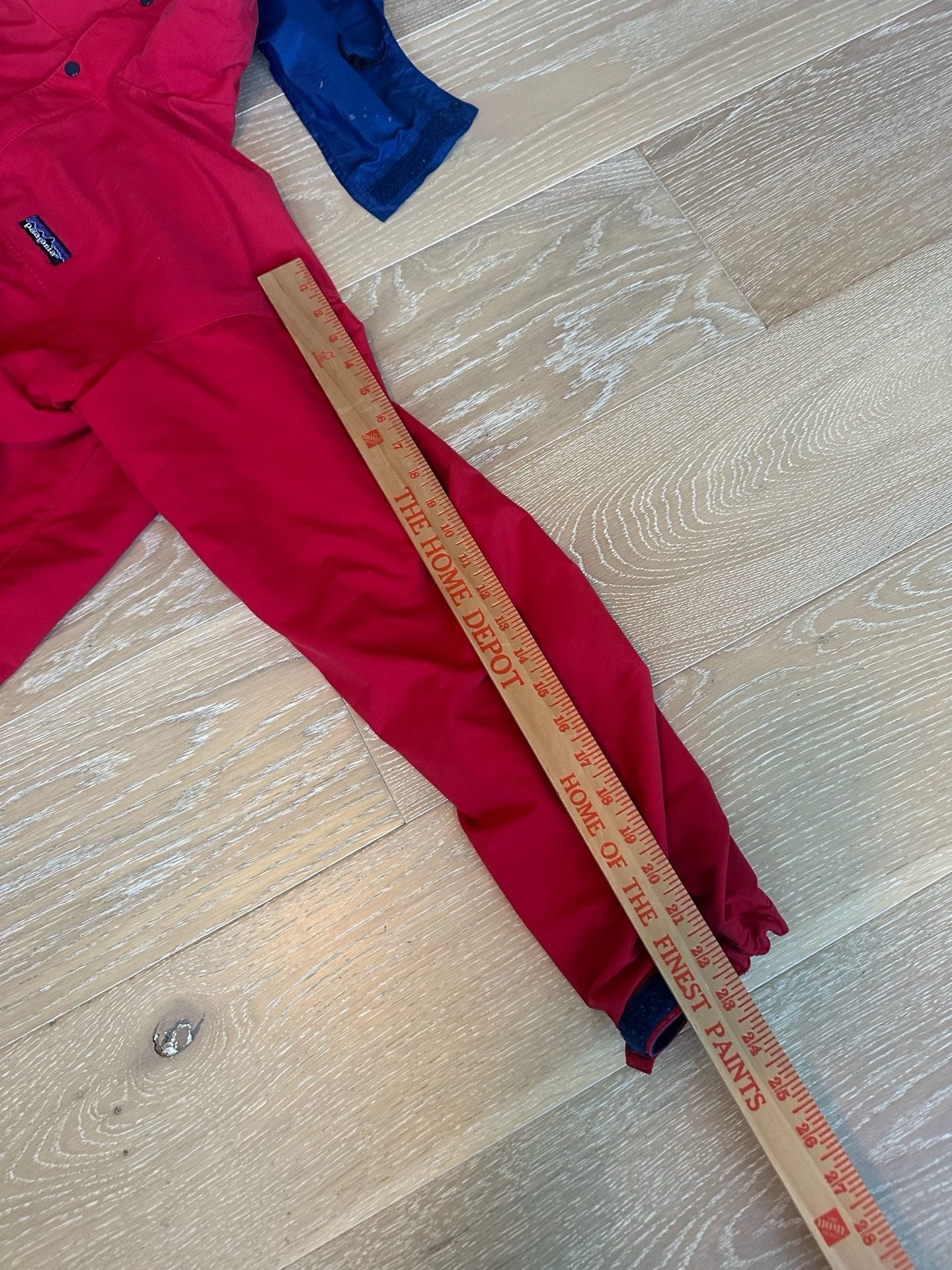 Vintage Patagonia Jacket Size XL Red Blue Rain Shell 7
