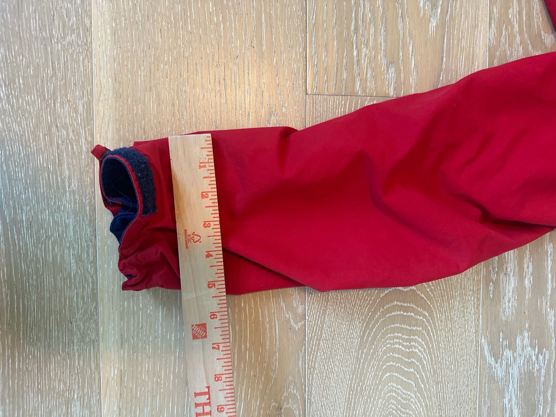 Vintage Patagonia Jacket Size XL Red Blue Rain Shell 8