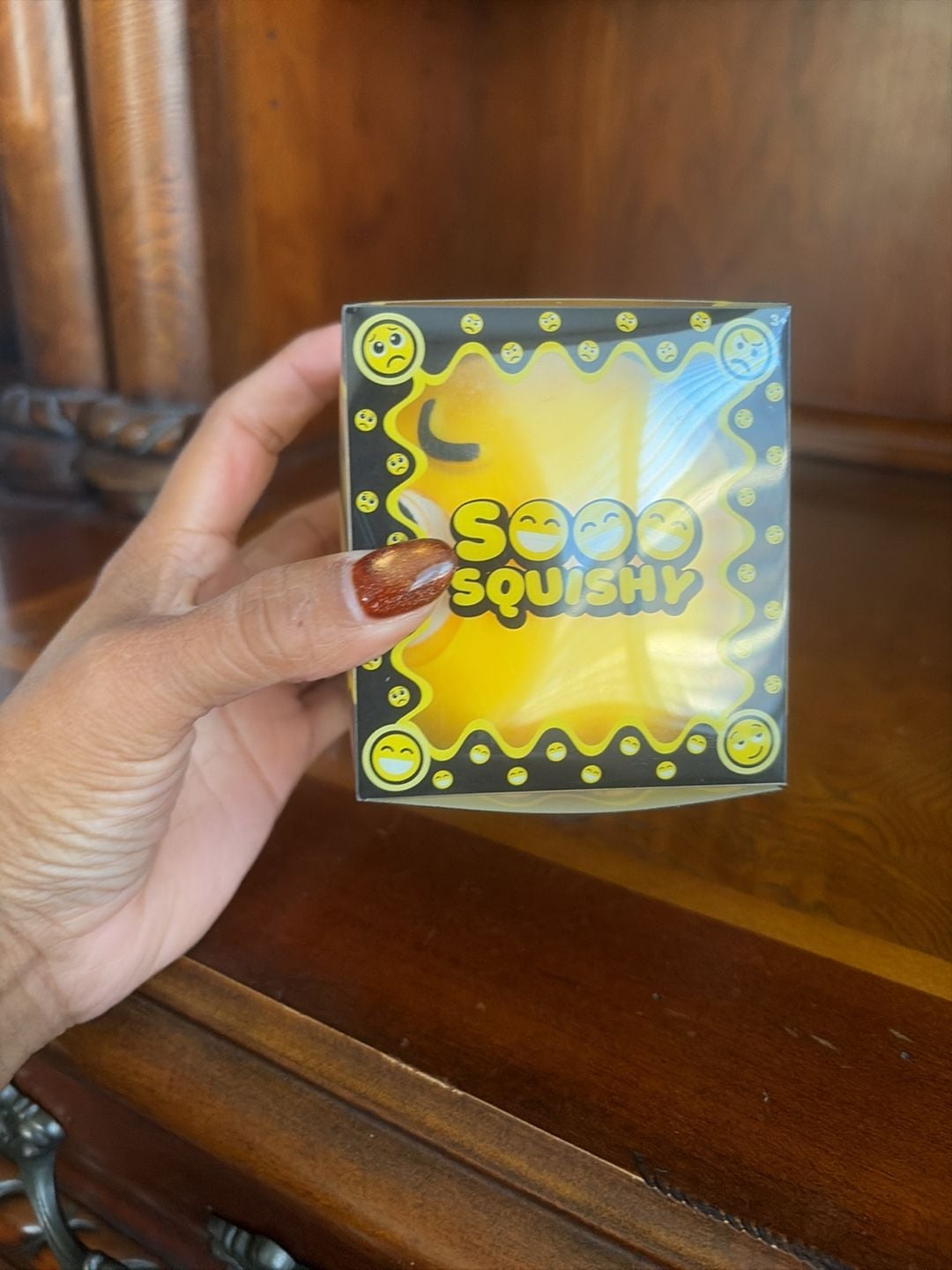 Squishy Feelz Dough-Filled Emojis Sensory Toy New 2