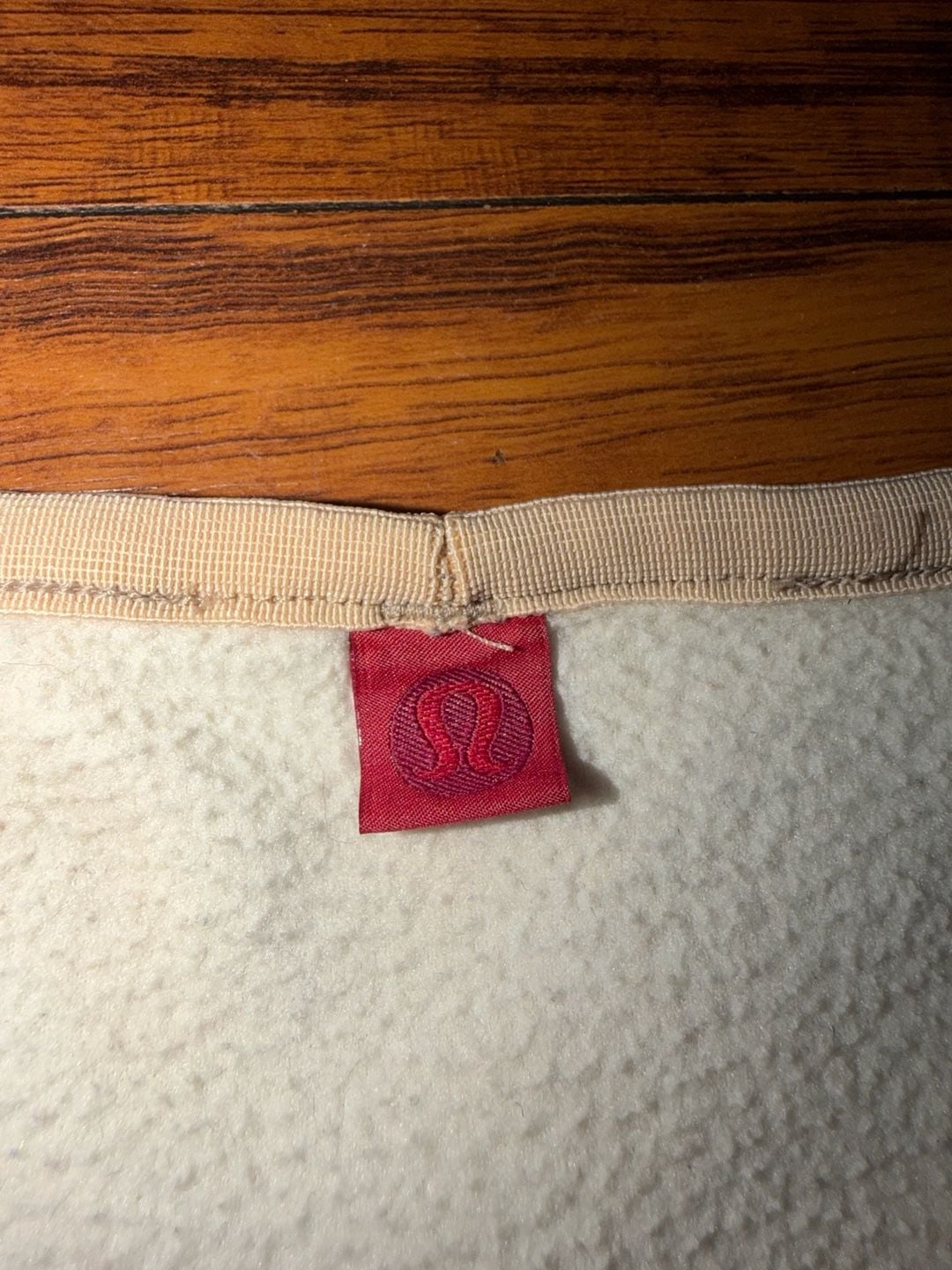 Lululemon Lab Fleece Crew Pullover XL Cream Tie Dye Sweater 8