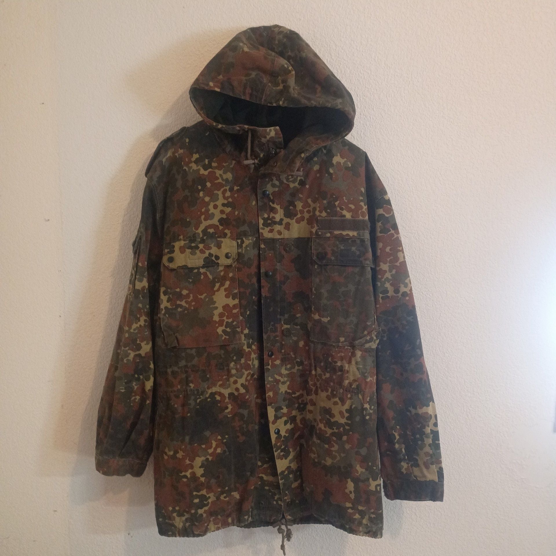 German Military Flecktarn Camo Field Jacket Parka 2