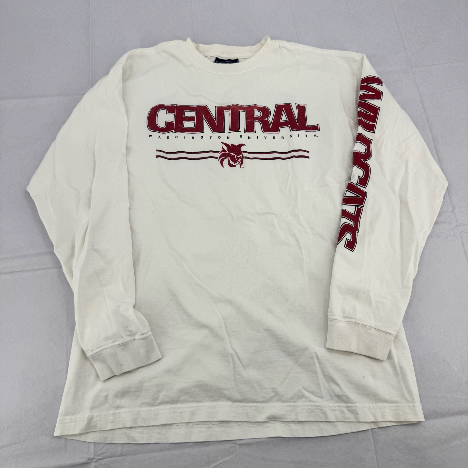 Vintage JanSport Central Washington University Long Sleeve T-Shirt Size L 2