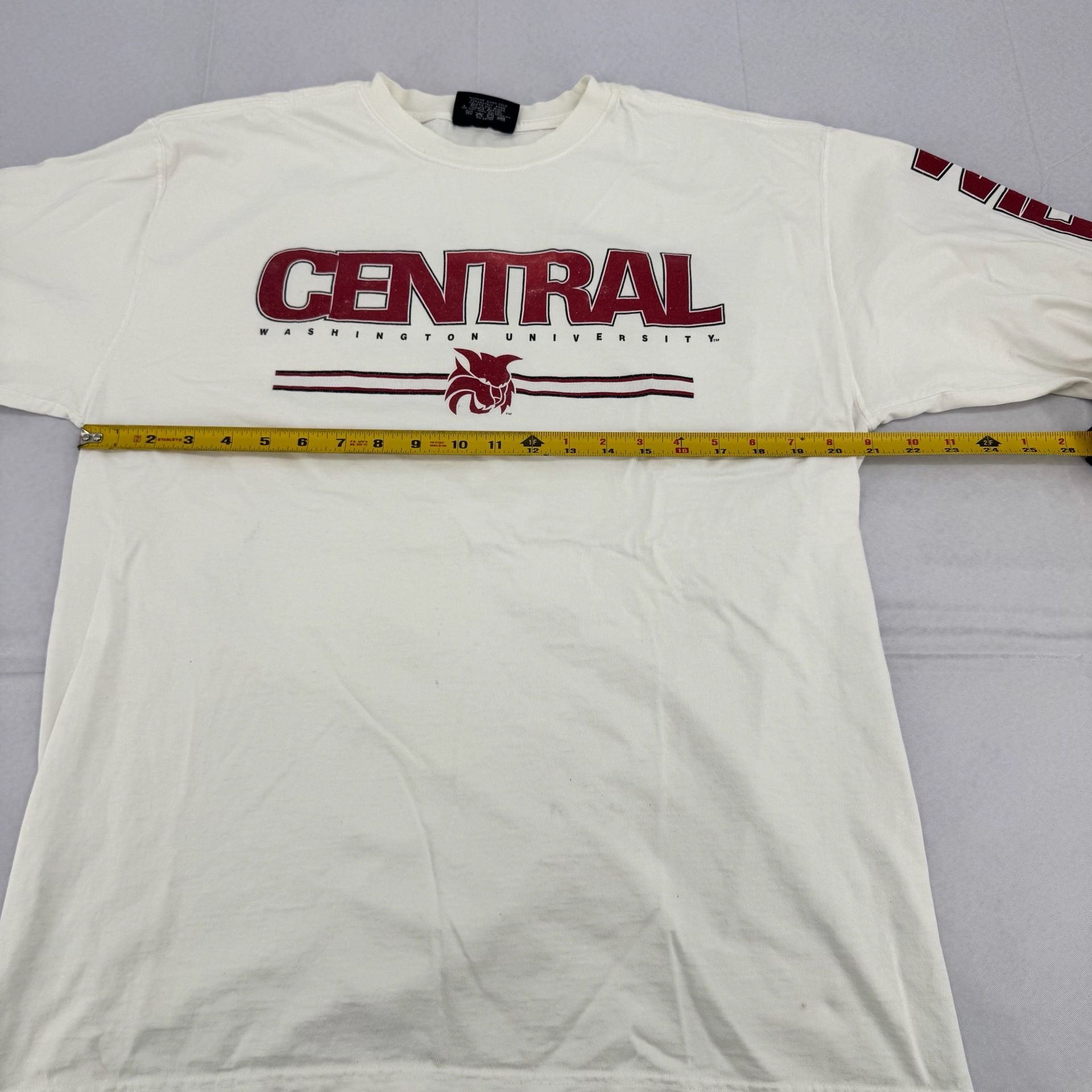Vintage JanSport Central Washington University Long Sleeve T-Shirt Size L 5