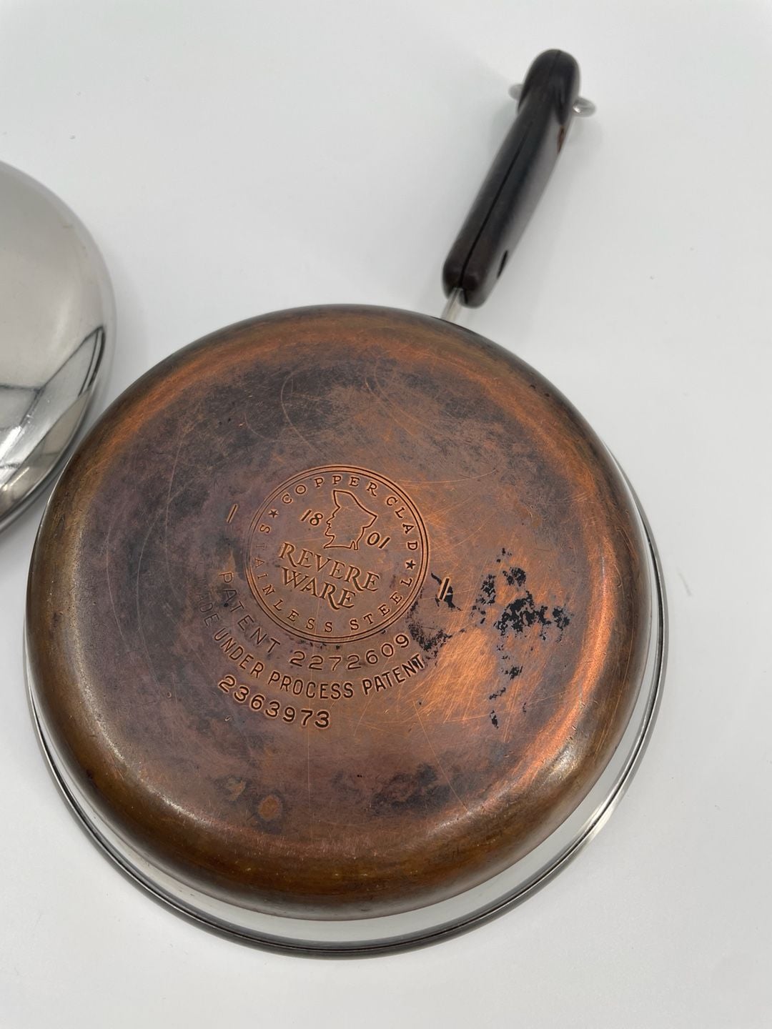 Revere Ware Skillet 7 Inch Stainless Steel Copper Clad 2