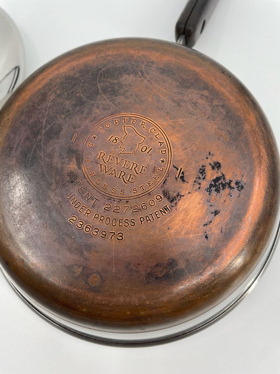 Revere Ware Skillet 7 Inch Stainless Steel Copper Clad 3