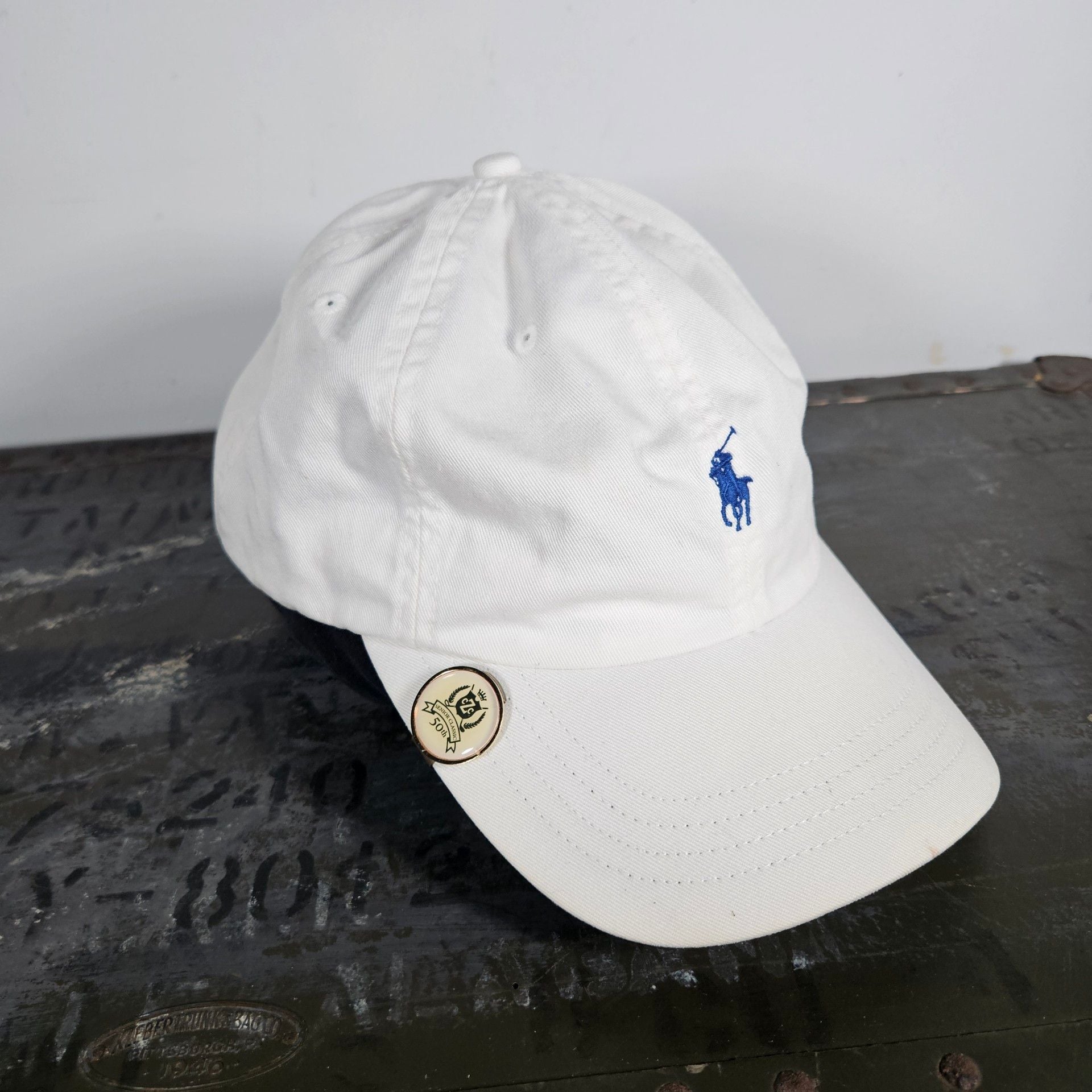 Polo Ralph Lauren Classic Chino Baseball Cap White 2