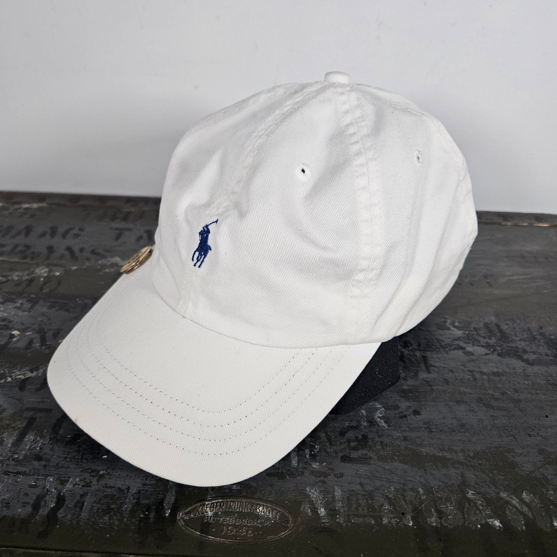 Polo Ralph Lauren Classic Chino Baseball Cap White 3