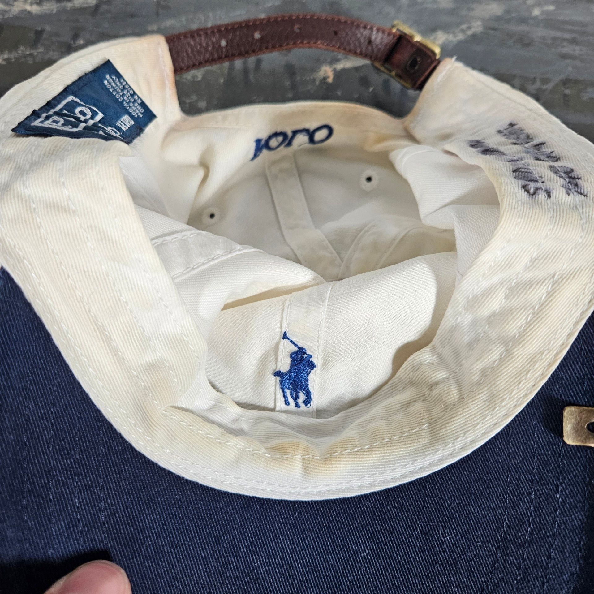 Polo Ralph Lauren Classic Chino Baseball Cap White 5