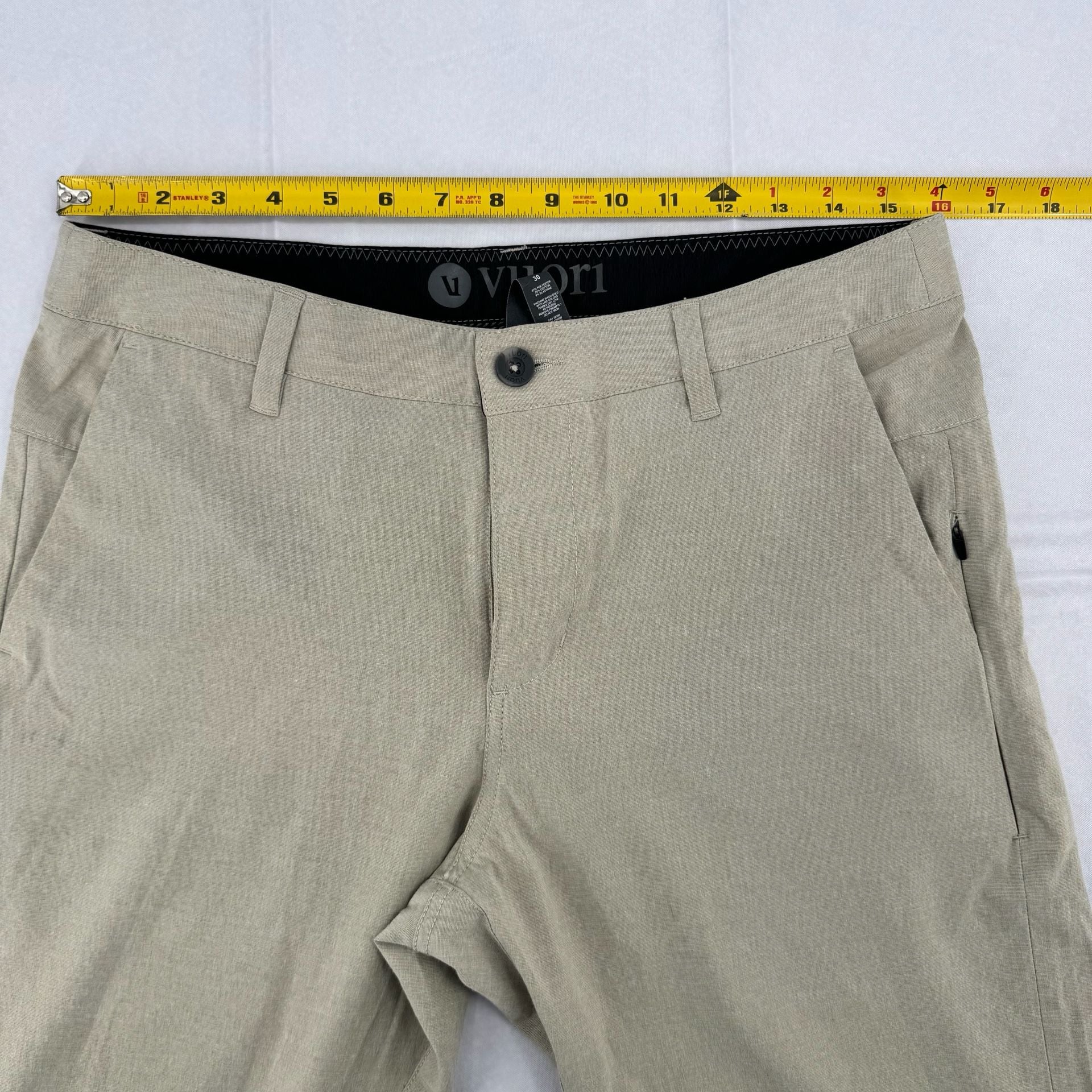 Vuori Meta Pants Size 30 Khaki Stretch Performance Chino 4