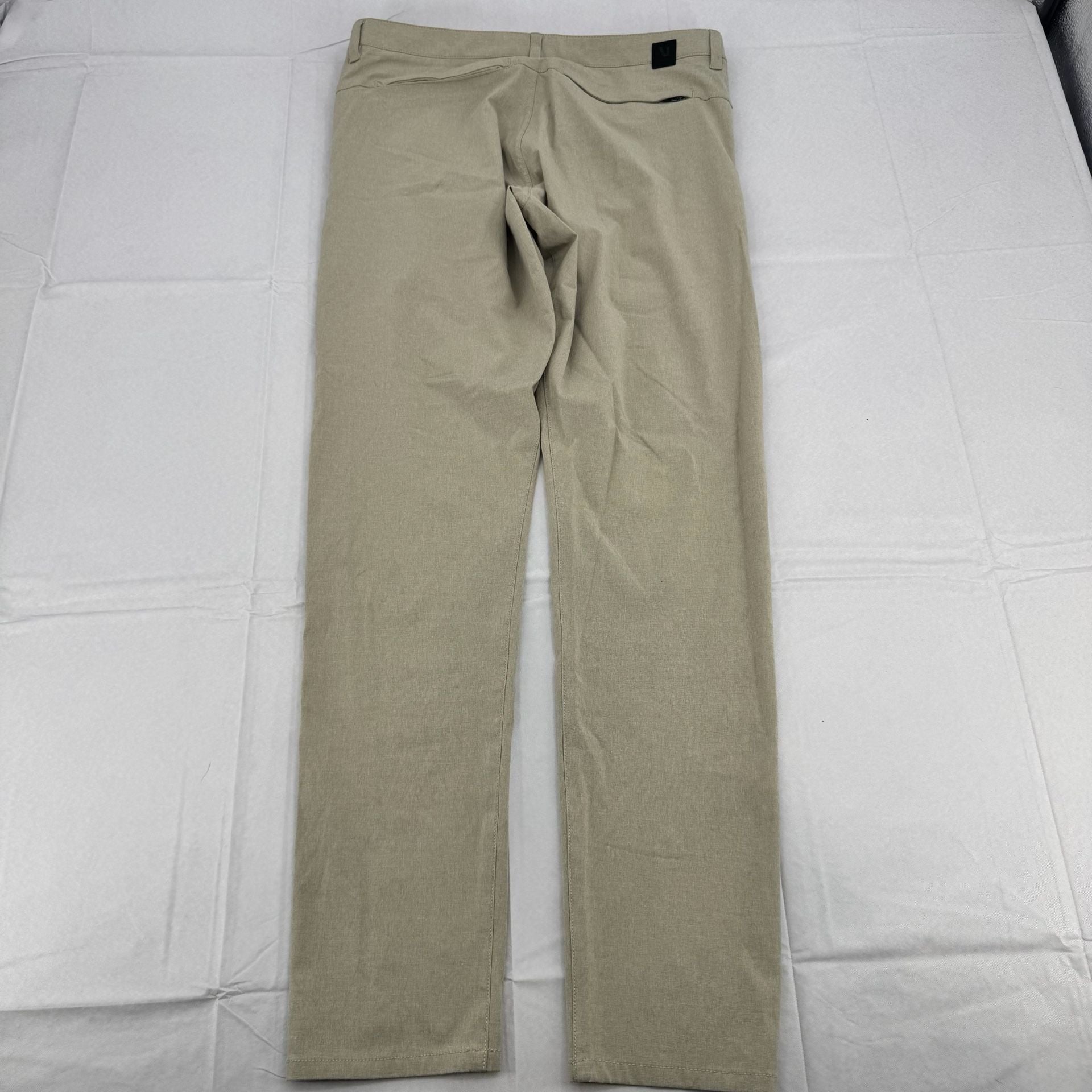 Vuori Meta Pants Size 30 Khaki Stretch Performance Chino 6