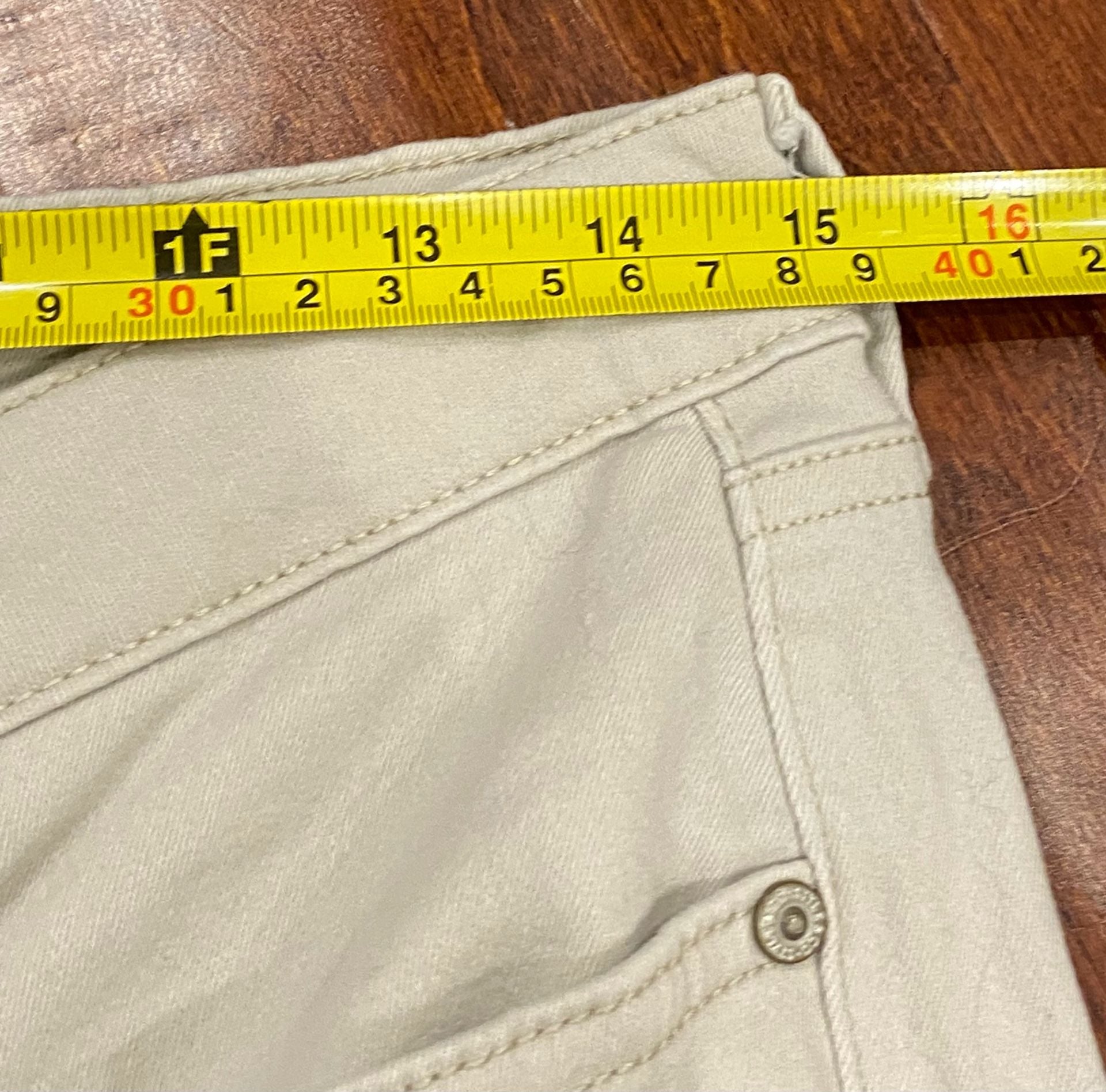Style & Co Curvy Boot Leg Pants Size 8 Tan Cotton Blend 7