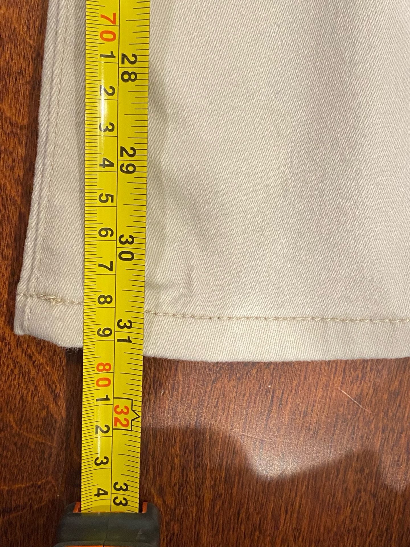 Style & Co Curvy Boot Leg Pants Size 8 Tan Cotton Blend 9