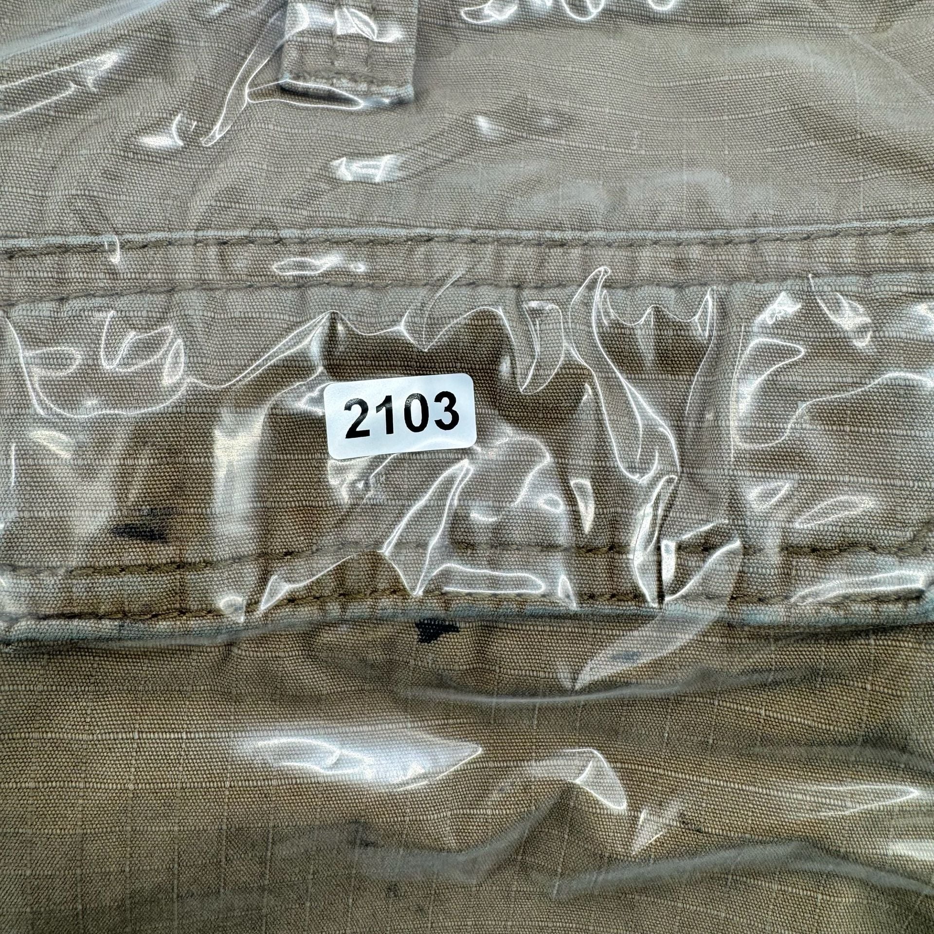 Heavy Distressed Carhartt Force Relaxed Fit Cargo Pants Size 34x32 Brown 8