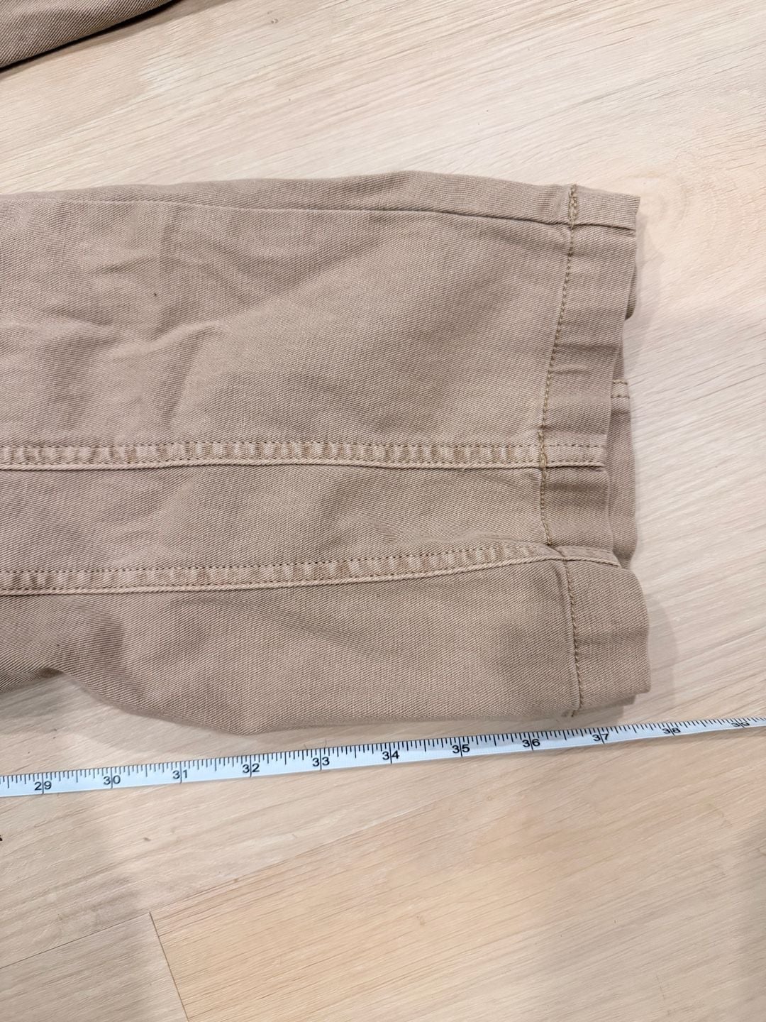 Universal Thread Utility Jumpsuit Size Small Tan Long Sleeve 6