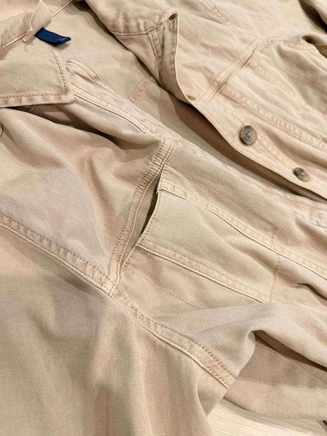 Universal Thread Utility Jumpsuit Size Small Tan Long Sleeve 10