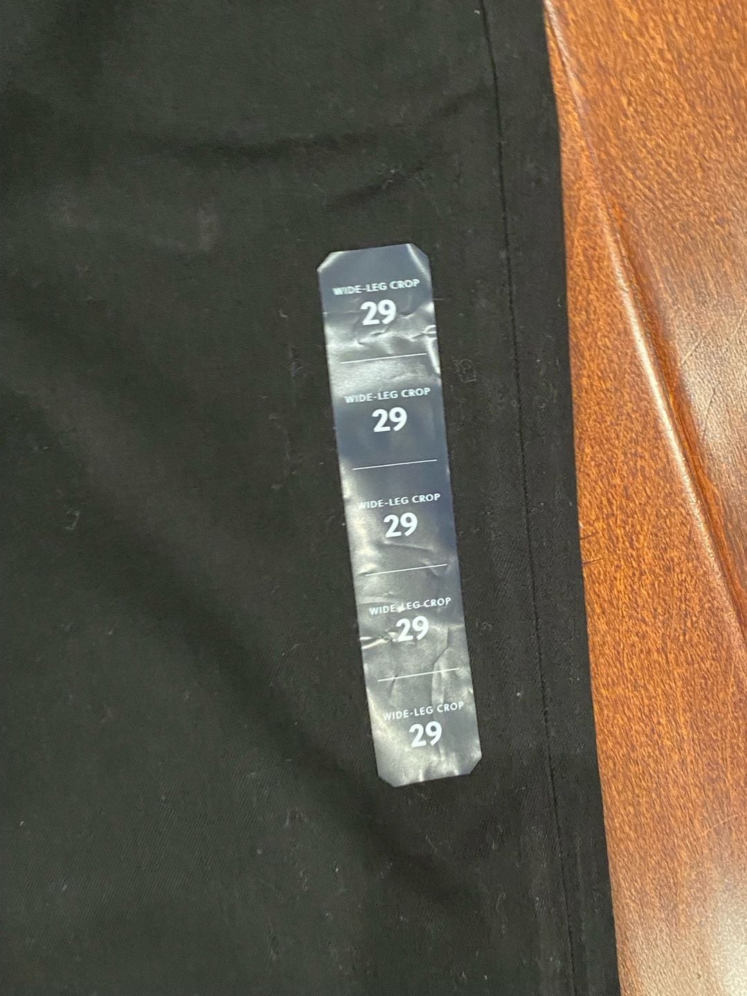 J.Crew Wide-Leg Crop Pants Size 29 Black Twill 3