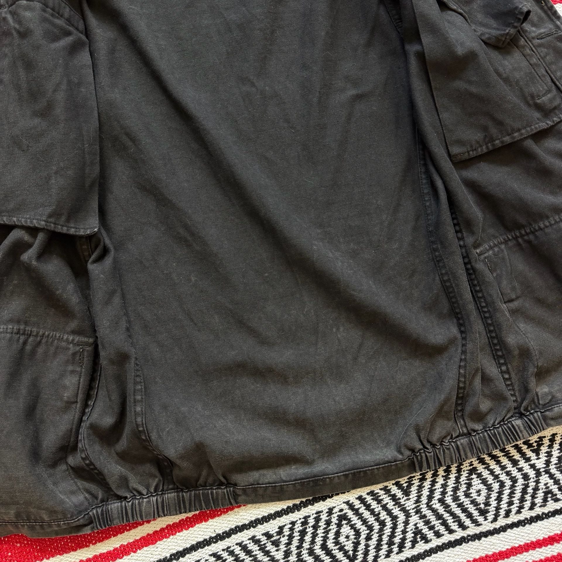 Faded Vintage Military-Style Field Jacket - Sz M 12