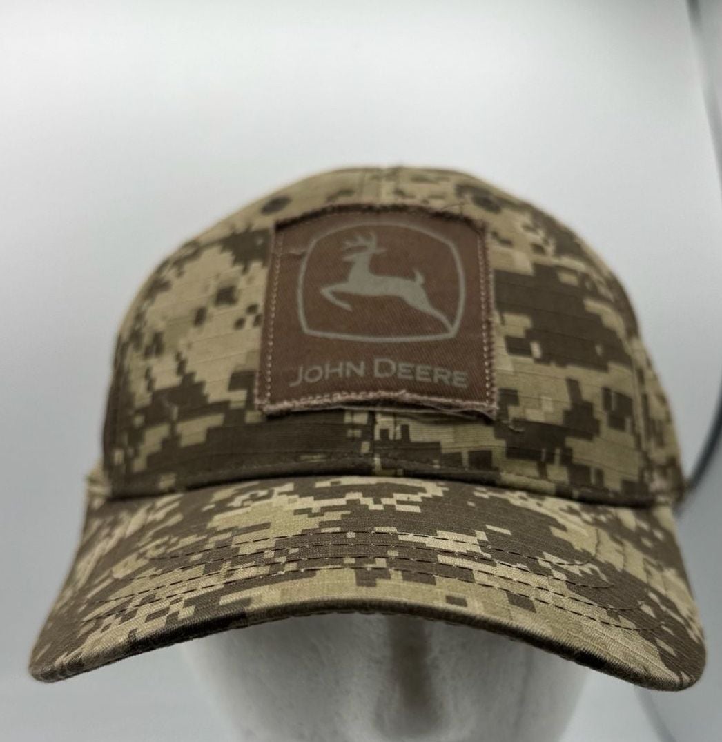 John Deere Digital Camo Baseball Cap Adjustable Hat 2