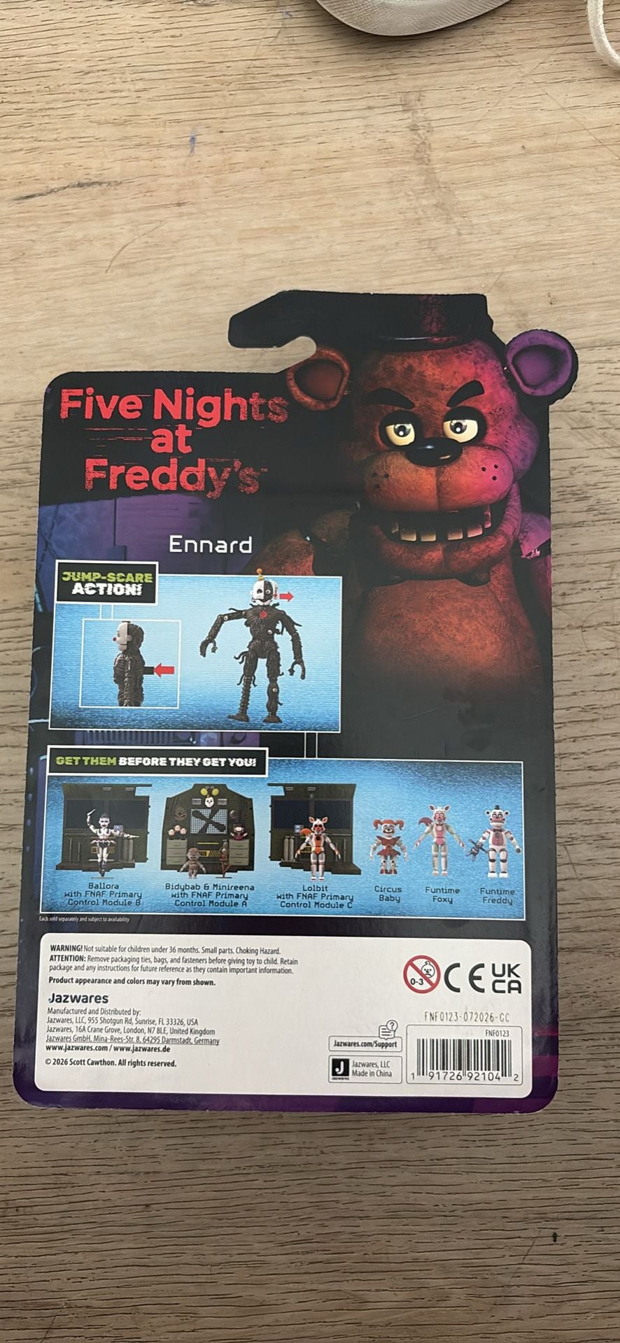 Jazwares Five Nights at Freddy's Ennard Action Figure New 2