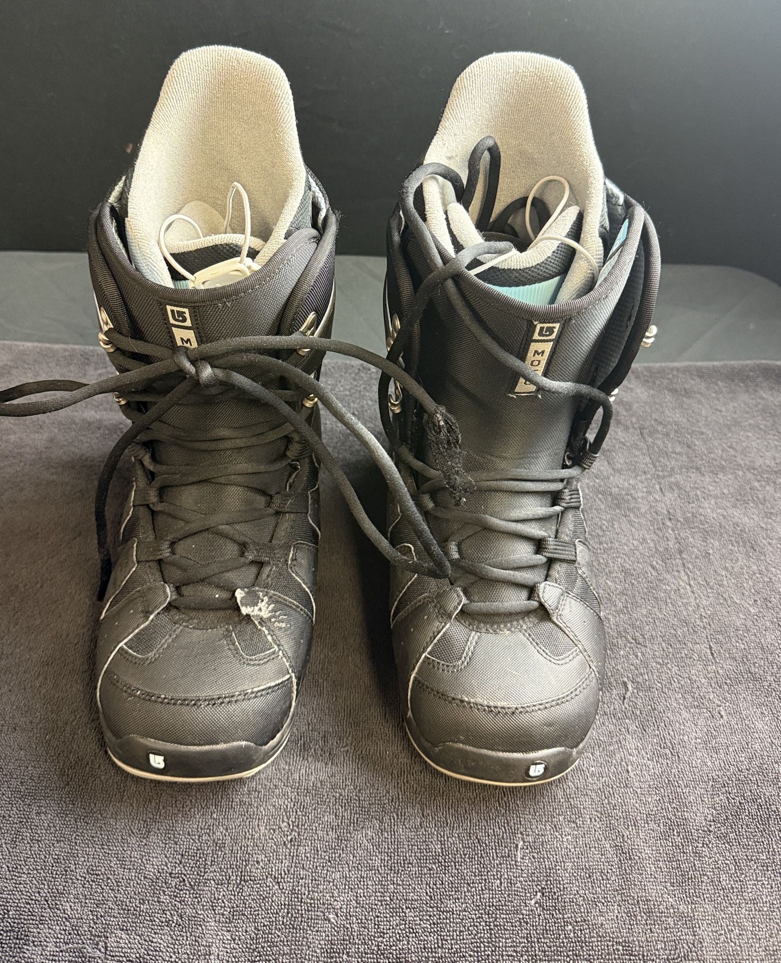 Burton Moto Women's Snowboard Boots Size 10 Black 4