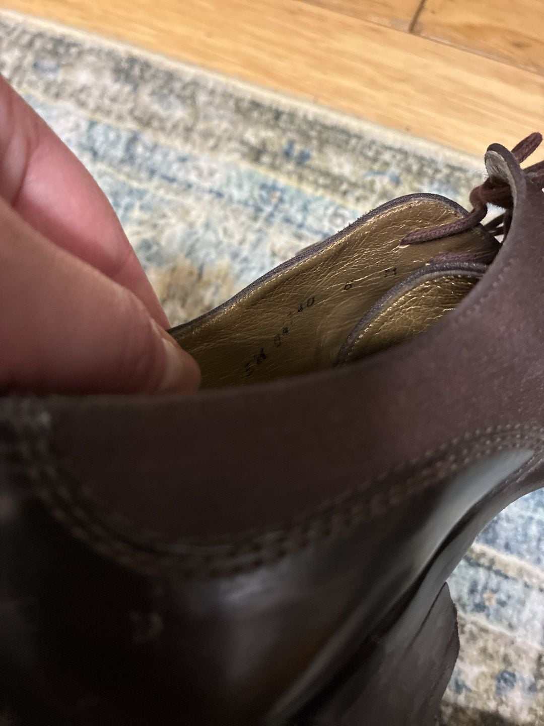 Vintage 1990s Stuart Weitzman Brown Oxford Shoes Size 6M 4