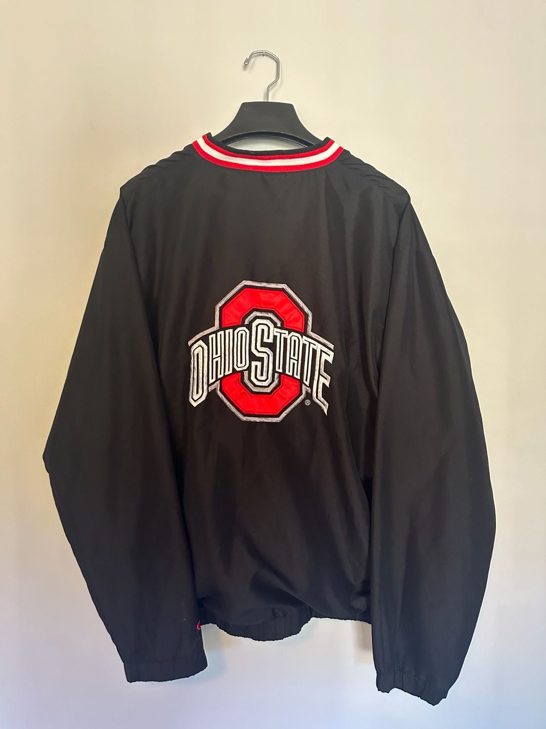58 Sports Ohio State Buckeyes Jacket Size L Black Red 3