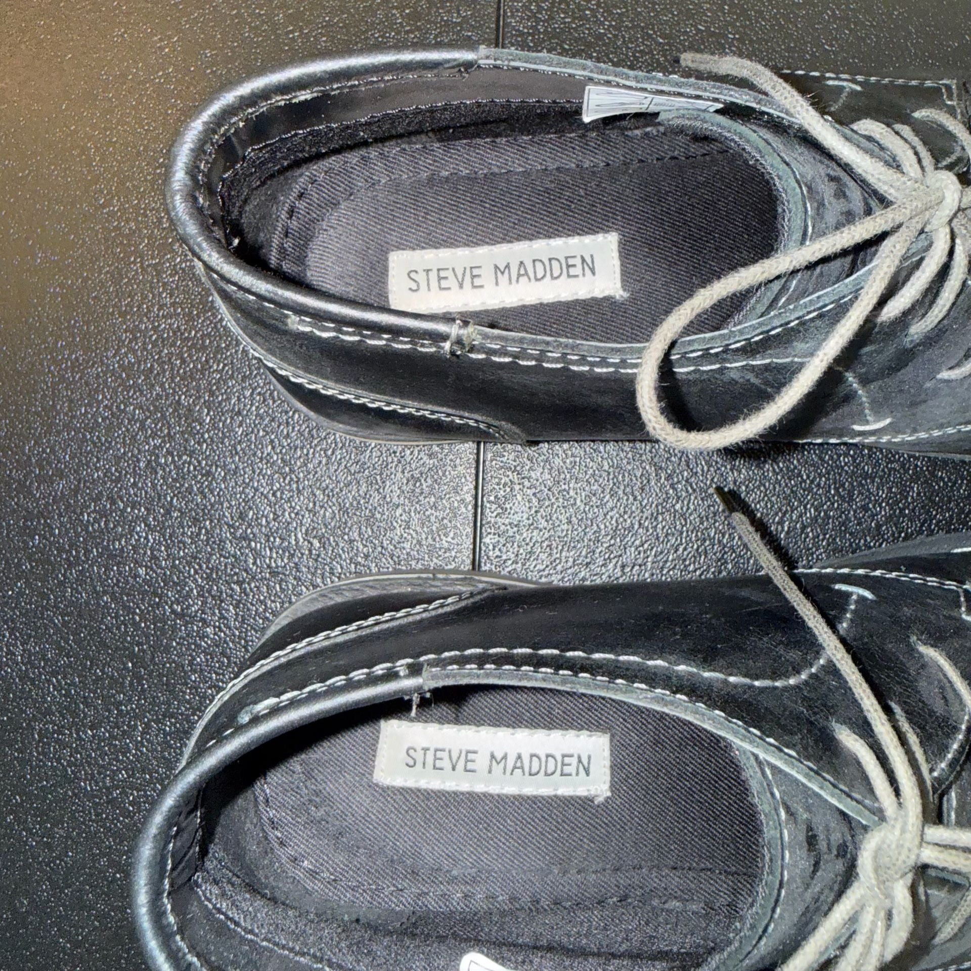 Steve Madden Harken Chukka Boot Size 8.5 Black 6