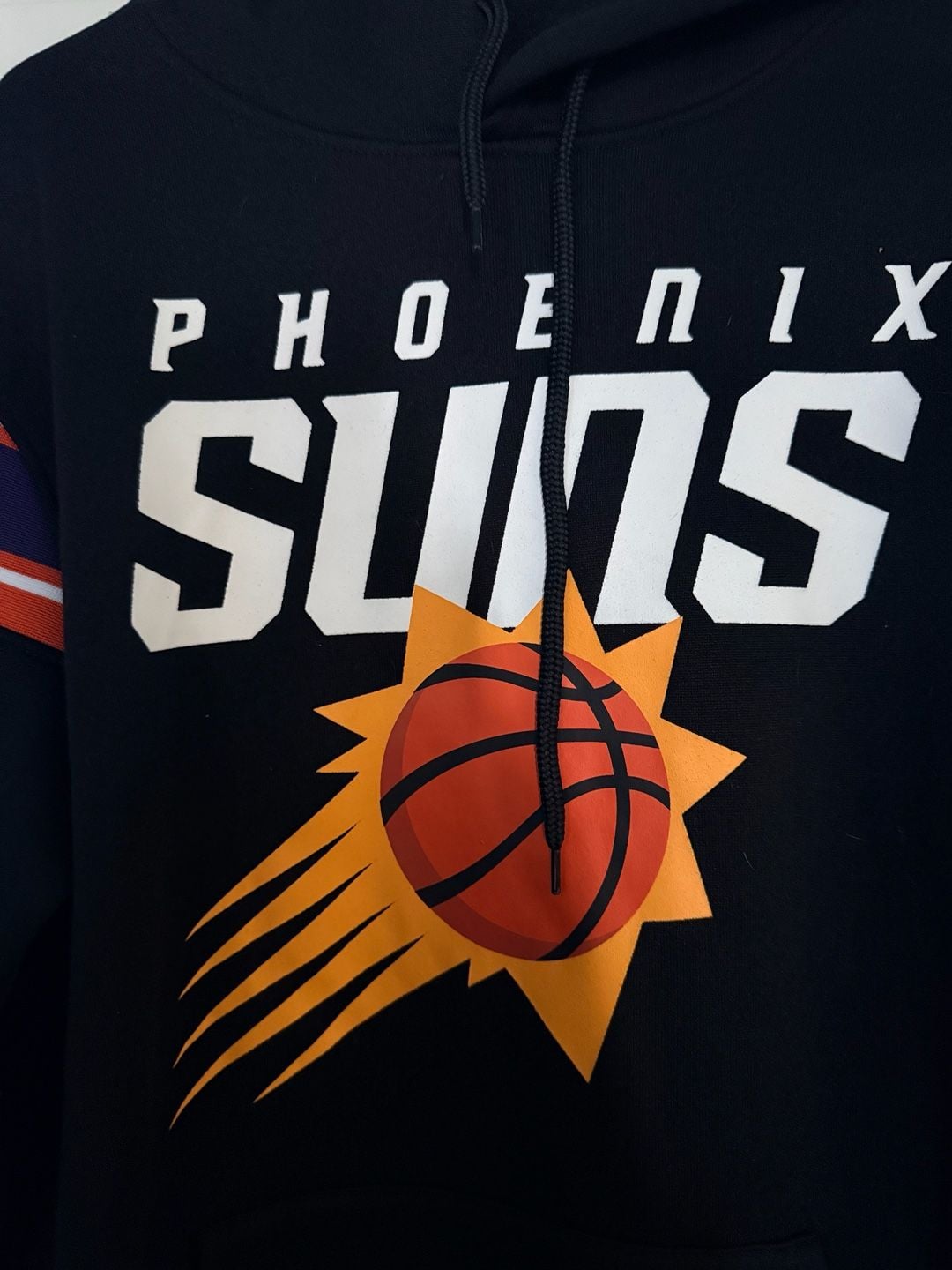 NBA Phoenix Suns Hoodie Size M Black Pullover Basketball Sweatshirt 5