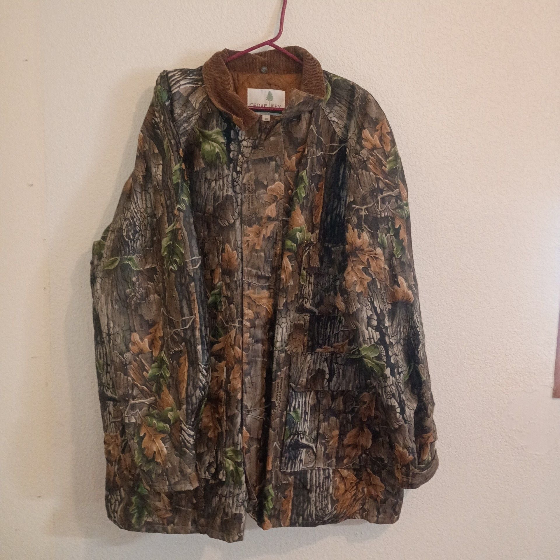 Cedar Key Hunting Jacket Size 2X Camo Treebark By Lynch Superflauge 2