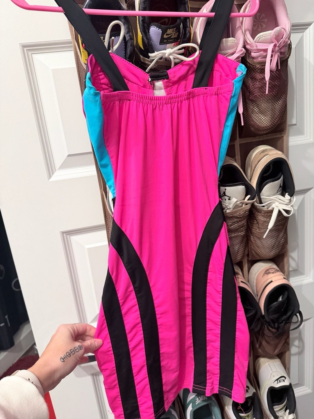 Fashion Nova Bandage Dress Size XS Multi Colorblock 3