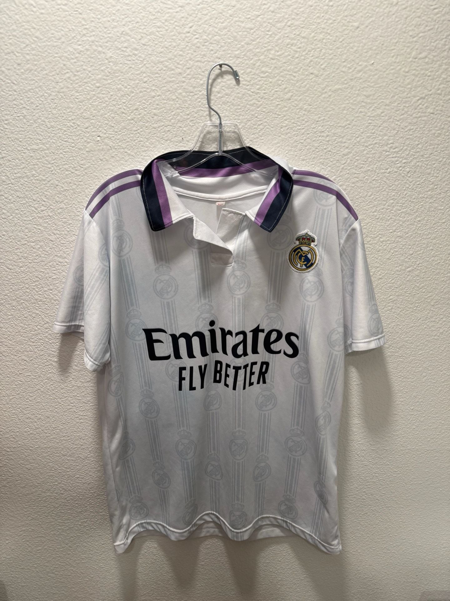 Real Madrid Ronaldo 7 Size M White Soccer Jersey REP 2
