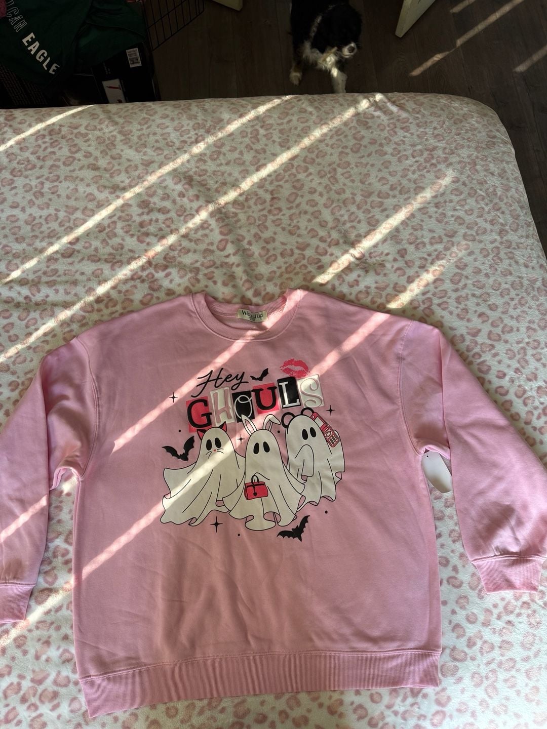 Wound Up Hey Ghouls Halloween Sweatshirt Size XL 16-18 4